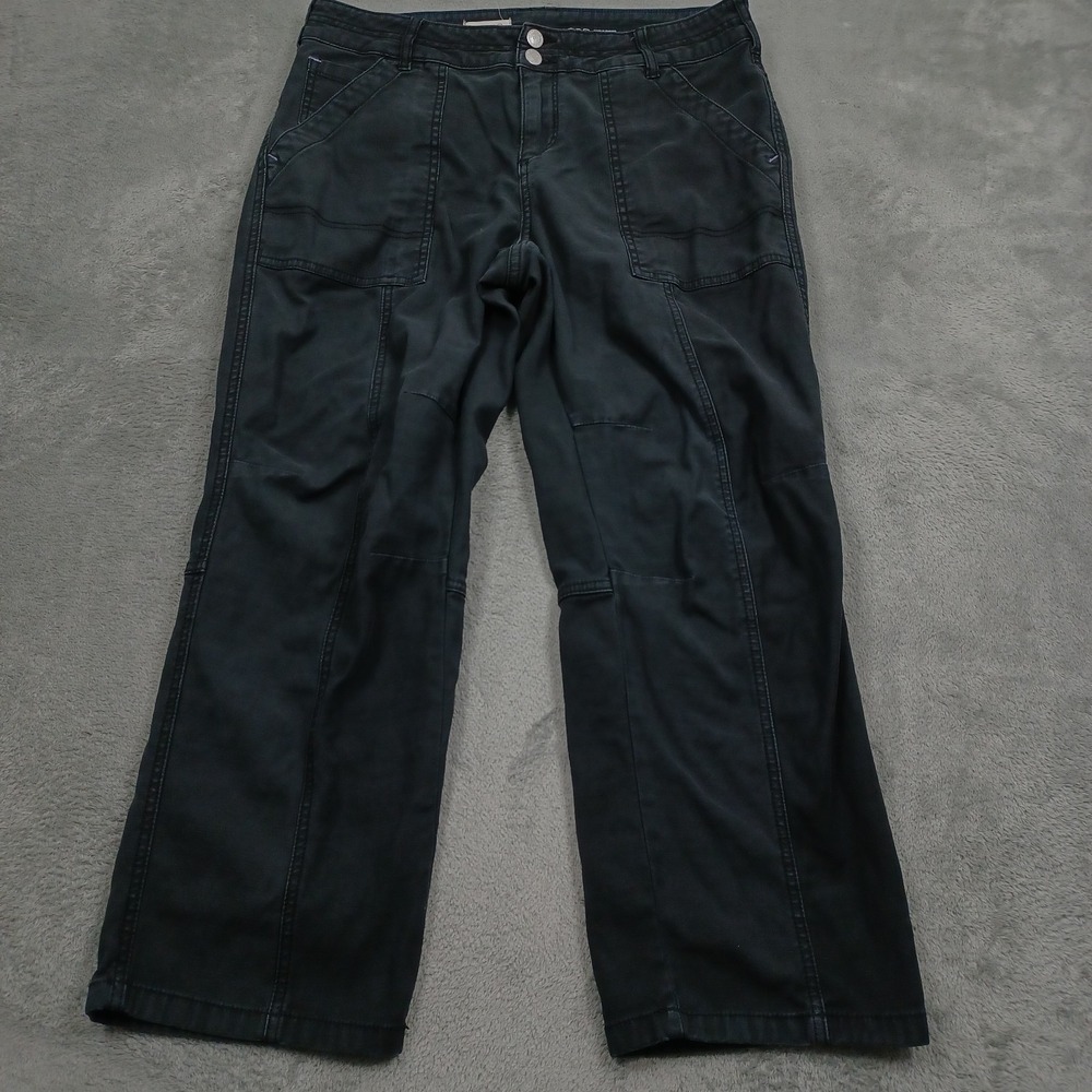 Pilcro‎ Pants Womens 29 Petite Black Preppy Boho Pockets Straight